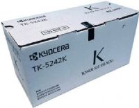 Kyocera 1T02R70US0 Model TK-5242K Toner Cartridge, Black Print Color, Laser Print Technology, 4000 Pages Typical Print Yield, For use with Kyocera ECOSYS M5526cdw, Kyocera ECOSYS P5026CDC and Kyocera ECOSYS P5026CDW, UPC 088564911956 (1T02R70US0 1T02-R70U-S0 1T02 R70U S0 TK5242K TK-5242K TK 5242K) 