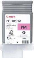 Canon 0888B001AA Model PFI-101PM Ink Tank 130ml, Photo Magenta for use with imagePROGRAF iPF5000, iPF5100, iPF6000S, iPF6100 and iPF6200 Large Format Printers, New Genuine Original OEM Canon Brand (0888-B001AA 0888B-001AA 0888B001A 0888B001 PFI101PM PFI 101PM PFI-101) 