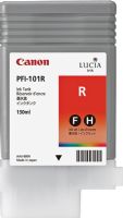 Canon 0889B001 model PFI-101R Red Ink Cartridge, Inkjet Print Technology, Red Print Color, 130 ml Ink Volume, New Genuine Original OEM Canon, For use with Canon imagePROGRAF iPF5000 Printer (0889B001 0889 B001 0889-B001 PFI101R PFI-101R PFI 101R PFI101 PFI-101 PFI 101) 