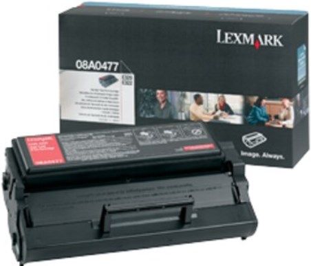Premium Imaging Products US_08A0477 Black High Yield Toner Cartridge Compatible Lexmark 08A0477 For use with Lexmark E320, E322 and E322n Printers, Average Yield 6000 standard pages Declared yield value in accordance with ISO/IEC 19752 (US08A0477 US-08A0477 US 08A0477)