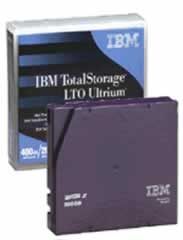 IBM 08L9870 LTO Ultrium-2 200/400 GB Tape Cartridge; Native Capacity 200 GB; Compressed Capacity 400 GB; Tape Length 610 m; Recording Standard Ultrium 2, UPC Code 087944788164 (08-L9870 08L-9870 08 L9870)