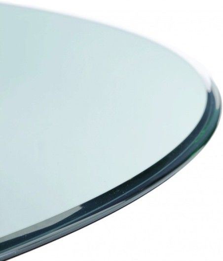 Bassett Mirror 0095EC Model 0090 Clear Glass Dinning Top, Size 54RD, Weight 87 pounds (0095-EC 0095 EC)