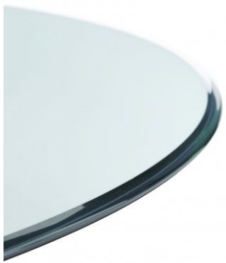 Bassett Mirror 0906EC Model 0906 Clear Glass Dinning Top, Size 60RD, Weight 150 pounds (0906-EC 0906 EC)
