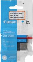 Canon 0947A003 model BJI-201C Cyan Ink Cartridge, Inkjet Print Technology, Cyan Print Color, 400 Pages Duty Cycle, 3.75% Print Coverage, New Genuine Original OEM Canon, For use with BJC-600, BJC-600e, BJC-610 and  BJC-620 Canon printers (0947A003 0947-A003 0947 A003 BJI201C BJI-201C BJI 201C BJI201 BJI-201 BJI 201 