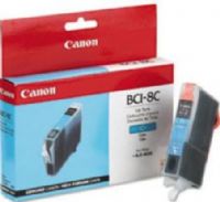 Canon 0979A003 Model BCI-8C Cyan Ink Cartridge for use with Canon BJC-8500 Printer, New Genuine Original OEM Canon Brand, UPC 750845722840 (0979-A003 0979 A003 0979A-003 0979A 003 BCI8C BCI 8C) 