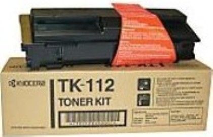 Kyocera 0T2FV0US model TK 112 Toner Cartridge, Toner cartridge Consumable Type, Laser Printing Technology, Black Color, Up to 6000 pages at 5% coverage Duty Cycle (0T2F-V0US 0T2F V0US) 