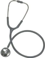 Mabis 10-404-030 Signature Series Stainless Steel Stethoscope, Adult, Gray, Features a deluxe stainless steel chestpiece, and a stainless steel dual inner-spring binaural, Color-coordinated nonchill ring and diaphragm retaining ring provide added patient comfort, Individually packaged in an attractive four-color, foam-lined box (10-404-030 10404030 10404-030 10-404030 10 404 030) 