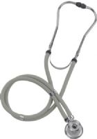 Mabis 10-414-030 Legacy Sprague Rappaport-Type Stethoscope, Boxed, Adult, Gray, Includes: five interchangeable chestpieces – three bells (adult, medium and infant) and two diaphragms (small and large) for a custom examination; plus three different sized eartips (10-414-030 10414030 10414-030 10-414030 10 414 030) 