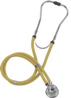 Mabis 10-414-130 Legacy Sprague Rappaport-Type Stethoscope, Boxed, Adult, Yellow, Includes: five interchangeable chestpieces – three bells (adult, medium and infant) and two diaphragms (small and large) for a custom examination; plus three different sized eartips (10-414-130 10414130 10414-130 10-414130 10 414 130) 
