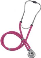 Mabis 10-414-150 Legacy Sprague Rappaport-Type Stethoscope, Boxed, Adult, Magenta, Includes: five interchangeable chestpieces – three bells (adult, medium and infant) and two diaphragms (small and large) for a custom examination; plus three different sized eartips (10-414-150 10414150 10414-150 10-414150 10 414 150) 
