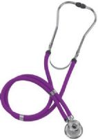 Mabis 10-414-200 Legacy Sprague Rappaport-Type Stethoscope, Boxed, Adult, Purple, Includes: five interchangeable chestpieces – three bells (adult, medium and infant) and two diaphragms (small and large) for a custom examination; plus three different sized eartips (10-414-200 10414200 10414-200 10-414200 10 414 200) 
