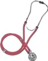 Mabis 10-419-3615 Legacy Sprague Rappaport-Type Stethoscope, Slider Pack, Adult, Frosted Magenta, Includes: five interchangeable chestpieces – three bells (adult, medium and infant) and two diaphragms (small and large) for a custom examination; plus three different sized eartips, Heavy-walled 22” vinyl tubing blocks out extraneous sounds (10-419-3615 104193615 10419-3615 10-4193615 10 419 3615) 