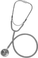 Mabis 10-426-030 Spectrum Dual Head Stethoscope, Adult, Boxed, Gray, Individually packaged in an attractive four-color, foam-lined box, Includes binaural, lightweight anodized aluminum chestpiece, 22” vinyl Y-tubing, spare diaphragm and pair of mushroom eartips, Latex-free, Length: 30" (10-426-030 10426030 10426-030 10-426030 10 426 030) 