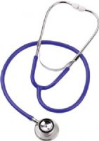 Mabis 10-426-200 Spectrum Dual Head Stethoscope, Adult, Boxed, Purple, Individually packaged in an attractive four-color, foam-lined box, Includes binaural, lightweight anodized aluminum chestpiece, 22” vinyl Y-tubing, spare diaphragm and pair of mushroom eartips, Latex-free, Length: 30" (10-426-200 10426200 10426-200 10-426200 10 426 200) 