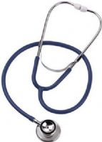 Mabis 10-426-240 Spectrum Dual Head Stethoscope, Adult, Boxed, Navy Blue, Individually packaged in an attractive four-color, foam-lined box, Includes binaural, lightweight anodized aluminum chestpiece, 22” vinyl Y-tubing, spare diaphragm and pair of mushroom eartips, Latex-free, Length: 30" (10-426-240 10426240 10426-240 10-426240 10 426 240) 