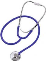 Mabis 10-428-010 Spectrum Nurse Stethoscope, Adult, Boxed, Blue, Individually packaged in an attractive four-color, foam-lined box, Includes binaural, lightweight anodized aluminum chestpiece, 22” vinyl Y-tubing, spare diaphragm and pair of mushroom eartips, Latex-free, Length: 30" (10-428-010 10428010 10428-010 10-428010 10 428 010) 