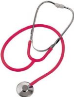 Mabis 10-428-080 Spectrum Nurse Stethoscope, Adult, Boxed, Red, Individually packaged in an attractive four-color, foam-lined box, Includes binaural, lightweight anodized aluminum chestpiece, 22” vinyl Y-tubing, spare diaphragm and pair of mushroom eartips, Latex-free, Length: 30" (10-428-080 10428080 10428-080 10-428080 10 428 080) 