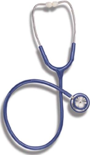 Mabis 10-404-010 Signature Series Stainless Steel Stethoscope, Adult, Blue, Features a deluxe stainless steel chestpiece, and a stainless steel dual inner-spring binaural, Color-coordinated nonchill ring and diaphragm retaining ring provide added patient comfort, Individually packaged in an attractive four-color, foam-lined box (10-404-010 10404010 10404-010 10-404010 10404010)