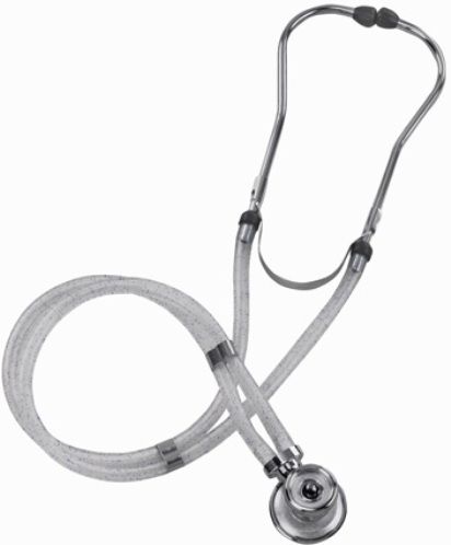 Mabis 10-419-0620 Legacy Sprague Rappaport-Type Stethoscope, Slider Pack, Adult, Purple Glitter, Includes: five interchangeable chestpieces  three bells (adult, medium and infant) and two diaphragms (small and large) for a custom examination; plus three different sized eartips, Heavy-walled 22 vinyl tubing blocks out extraneous sounds, Peghook slider-pack style packaging (10-419-0620 104190620 10419-0620 10-4190620 10 419 0620)