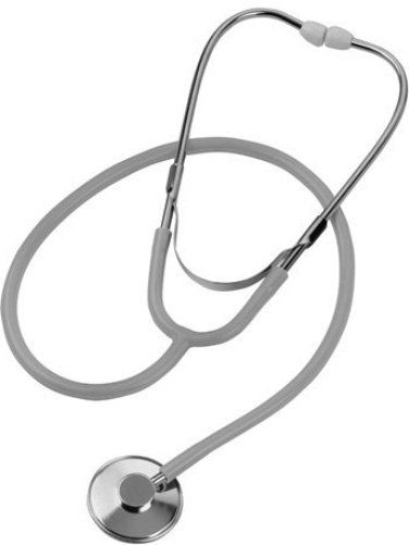 Mabis 10-429-030 Spectrum Dual Head Stethoscope, Adult, Slider Pack, Gray, Peghook slider-pack style packaging, Includes binaural, lightweight anodized aluminum chestpiece, 22 vinyl Y-tubing, spare diaphragm and pair of mushroom eartips, Latex-free, Length: 30