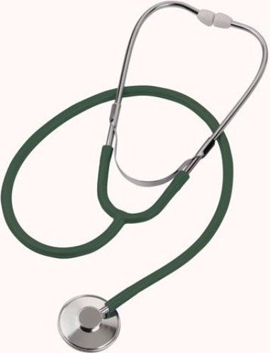 Mabis 12-229-460 Littmann Select Stethoscope, Adult, Pine Green, #2305, The patented single-sided bell and diaphragm allows low and high frequencies to be heard without having to turn over the chestpiece (12-229-460 12229460 12229-460 12-229460 12 229 460)