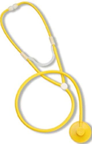Mabis 10-448-130 Dispos-A-Scope w/ Plastic Binaural, Yellow, Remarkable acoustic performance, Features a plastic binaural and ultra sensitive plastic chestpiece, 30 Y-tubing, Latex-free (10-448-130 10448130 10448-130 10-448130 10 448 130)