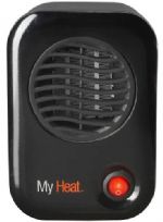 Lasko 100 MyHeat Personal Heater Model, MyHeat Personal Heater Model, MyHeat Concentrated Personal Warmth, Built-In Safety Features, Safe Ceramic Warmth / Money-Saving 200 Watts, Fully Assembled, E.T.L. listed, 3.8"L x 4.3"W x 6.1"H, UPC 046013764409 (100 100 100) 