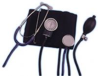 Lumiscope 100-019 Professional Self-Taking Blood Pressure Kit with Carry Case, "D" bar cuff with touch and hold closure (100019 LUMISCOPE100019 LUM100019) 