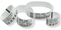 Zebra Technologies 10006995K Model Z-Band Direct Wristbands Pack, Thermal Label, 200 Labels per Roll, 6 Rolls per Case, Permanent Adhesive Type, 1" Width x 11" Length, Perforated, White Color, Compatible with HC100 Printers, UPC 783555015315, Weight 5.35 Lbs (10006995K ZEBRA-10006995K 10006995K-ZEBRA 10006995K) 