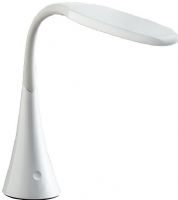 Safco 1000WH Vivo Led Desk Lamp, Flicker-free, energy-saving, economical lighting, 5200K Color Temperature, 1300 Max Lumens, 11W Power Consumption, 4" W x 5" D Base Dimensions, Touch-free dimmer switch with memory button to recall last setting, Flexible neck to allow for personal adjustments, Free of lead, mercury and UV rays with zero pollution, White Finish, UPC 073555100099 (1000WH 1000-WH 1000 WH) 