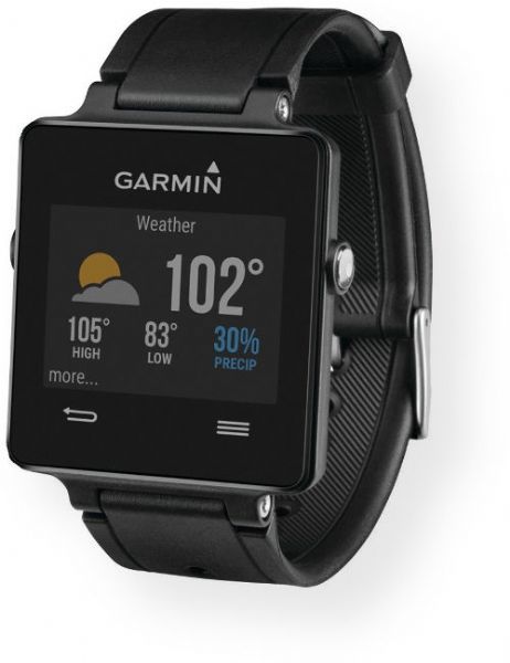 Garmin 010-01297-10 vivoactive Sport Watch with Heart Rate Monitor (Black); Ultra-thin GPS smartwatch with a sunlight-readable, high-resolution color touchscreen; Customize with free watch face designs, widgets and apps from our Connect IQ store; Physical dimensions: 1.72