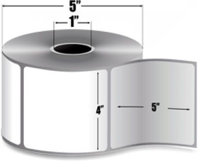 Zebra Technologies 10015346 Model Z-Select 4000D Labels; Scratch Resistant; Smear Proof; Chemical Resistant; High Durable; Water Resistant; Perforated; Abrasion Resistant; Oil Resistant; Weight 33.6 Lbs; 565 Labels Per Roll, 12 Rolls per Case (10015346 ZEBRA-10015346 10015346-ZEBRA 10015346-ZEBRA-10015346)