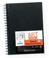 Canson 100510433 ArtBook-Artist Series 5" x 7" Wirebound Sketchbook; Acid-free 65lb/96g sketch paper; Sturdy, acid-free, chip and scratch-resistant covers; Wirebound; 80-sheet; 5" x 7"; Shipping Weight 0.45 lb; Shipping Dimensions 7.00 x 5.00 x 0.4 in; UPC 030674085744 (CANSON100510433 CANSON-100510433 ARTBOOK-ARTIST-SERIES-100510433 SKETCHING) 