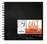 Canson 100510435 ArtBook-Artist Series 8" x 8" Wirebound Sketchbook; Acid-free 65lb/96g sketch paper; Sturdy, acid-free, chip and scratch-resistant covers; Wirebound; 80-sheet; 8" x 8"; Shipping Weight 0.6 lb; Shipping Dimensions 8.00 x 8.00 x 0.4 in; UPC 030674085768 (CANSON100510435 CANSON-100510435 ARTBOOK-ARTIST-SERIES-100510435 SKETCHING) 