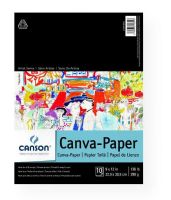 Canson 100510841 Foundation Series-Canva-Paper 9" x 12" 10-Sheet Pad; Canva-Paper has a canvas-like linen texture and is primed for oil or acrylic; Bleed proof; Artists who enjoy painting on paper will enjoy the high quality canva-paper; 136lb/290g; Acid-free; 9" x 12" fold over bound pad, 10-sheets; Formerly item #C702-145; Shipping Weight 1.00 lb; Shipping Dimensions 9.00 x 12.00 x 0.22 in; EAN 3148955723593 (CANSON100510841 CANSON-100510841 FOUNDATION-SERIES-CANVA-PAPER-100510841 ARTWORK) 