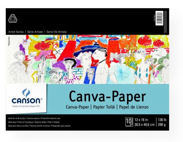 Canson 100510842 Foundation Series-Canva-Paper 12