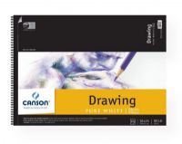Canson 100510893 Artist Series 18" x 24" Drawing Sheet Pad; Very fine texture for detailed drawings; Bright white for vibrant colors; Erasable; Pads have 24 micro-perforated true size sheets; 80 lb/130g; Acid-free; 18" x 24"; Formerly item #C702-2233; Shipping Weight 3.00 lb; Shipping Dimensions 18.00 x 25.25 x 0.25 in; EAN 3148955724972 (CANSON100510893 CANSON-100510893 ARTIST-SERIES-100510893 DRAWING) 