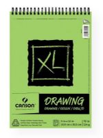 Canson 100510936 XL 9" x 12" Drawing Pad (Top Wire); Smooth surface; Manufactured with a surface sizing that allows the paper to be erased cleanly; Micro-perforated true size sheets; 70 lb/114g; Acid-free; Top wire bound pad; 60 sheets; 9" x 12"; Formerly item #C702-2430; Shipping Weight 1.00 lb; Shipping Dimensions 13.5 x 9.00 x 0.5 in; EAN 3148955726105 (CANSON100510936 CANSON-100510936 XL-100510936 ARTWORK) 