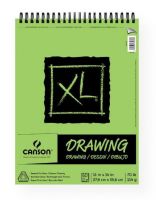Canson 100510937 XL 11" x 14" Drawing Pad (Top Wire); Smooth surface; Manufactured with a surface sizing that allows the paper to be erased cleanly; Micro-perforated true size sheets; 70 lb/114g; Acid-free; Top wire bound pad; 60 sheets; 11" x 14"; Formerly item #C702-2431; Shipping Weight 2.00 lb; Shipping Dimensions 15.5 x 11.00 x 0.48 in; EAN 3148955726136 (CANSON100510937 CANSON-100510937 XL-100510937 ARTWORK) 