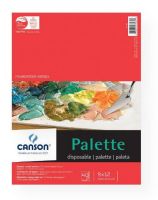 Canson 100510953 Foundation Series 9" x 12" Disposable Palette Sheet Pad; Smooth coated surface suitable for all media; Eliminates messy cleanup; 40-sheets; Acid-free; No hole; Formerly item #C702-305; Shipping Weight 1.00 lb; Shipping Dimensions 12.00 x 9.00 x 0.18 in; EAN 3148955726617 (CANSON100510953 CANSON-100510953 FOUNDATION-SERIES-100510953 ARTWORK) 