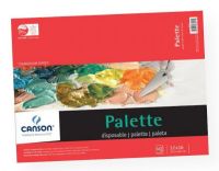 Canson 100510955 Foundation Series 12" x 16" Disposable Palette Sheet Pad; Smooth coated surface suitable for all media; Eliminates messy cleanup; 40-sheets; Acid-free; No hole; Formerly item #C702-306; Shipping Weight 1.00 lb; Shipping Dimensions 12.00 x 16.00 x 0.18 in; EAN 3148955726648 (CANSON100510955 CANSON-100510955 FOUNDATION-SERIES-100510955 ARTWORK) 