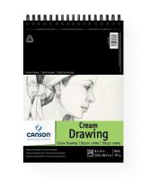 Canson 100510973 Classic-Artist Series 9" x 12" Drawing Pad (Top Wire); Traditional cream color; works well with pencil, color pencil, charcoal, pen and ink, and pastels; Suitable for final drawings; Medium texture; Pads have micro-perforated true size sheets; 90 lb/147g; Acid-free; Top wire bound; 24 sheets; 9" x 12"; Formerly item #C702-4001; Shipping Weight 1.00 lb; EAN 3148955727034 (CANSON100510973 CANSON-100510973 CLASSIC-ARTIST-SERIES-100510973 ARTWORK) 
