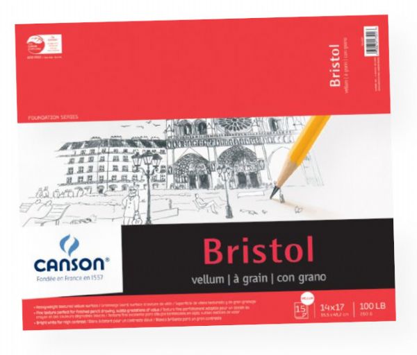 Canson 100511019 Foundation Series Foundation Series Vellum Bristol 14