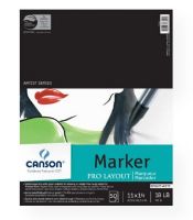 Canson 100511048 Artist Series 11" x 14" Marker Sheet Pad; Semitransparent white paper suitable for drawing or design from rough sketch to finished form; Works beautifully with pen or pencil; Alcohol and solvent markers wont bleed through; 18 lb/70g; Acid-free; 50 sheets; 11" x 14"; Formerly item #C702-661; Shipping Weight 1.00 lb; Shipping Dimensions 14.00 x 11.00 x 0.25 in; EAN 3148955729076 (CANSON100511048 CANSON-100511048 ARTIST-SERIES-100511048  ARTWORK) 