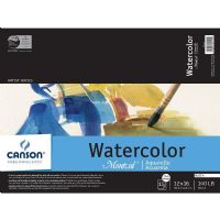 Canson 100511065 Montval Artist Serie 12" x 16" Watercolor Cold Press Block Pad 140lb/300g; French paper performs beautifully with all wet media; Surface withstands scraping, erasing, and repeated washes; Mould made; Acid-free; Formerly item #C702-694; Block, 15 cold press sheets, 12" x 16"; 140lb/300g; Shipping Weight 2.00 lbs; Shipping Dimensions 12.00 x 16.00 x 0.40 inches; EAN 3148955729496 (CANSON-100511065 CANSON-MONTVAL-100511065 PAPER PAINTING) 