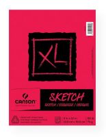 Canson 100511070 XL 9" x 12" Sketch Pad (Fold Over); Sketch paper with a medium tooth surface; Manufactured with a surface sizing that allows the paper to be erased cleanly; 50 lb/74g; Acid-free; 125 sheets; Fold over bound 9" x 12"; Formerly item #C702-77; Shipping Weight 2.00 lb; Shipping Dimensions 12.00 x 9.00 x 0.66 in; EAN 3148955729588 (CANSON100511070 CANSON-100511070 XL-100511070 SKETCHING) 