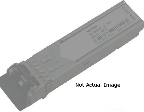 Extreme Networks 10051H SFP Transceiver Module, Provides a range of form factor options for enterprise and service provider needs, 1000BASE-SX SFP supports link length of up to 550m (depending on fiber type) on multimode fiber at 1Gbps. This optic works at 850nm wave- length and uses an LC connector, Hot-swappable, reliable, and cost effective optics, Dimensions: 0.48