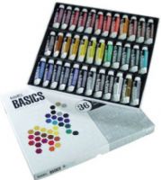 Liquitex 101036 Basics 22ml Acrylic Paint Set of 36, 22ml tubes of color are small enough to fit into compact space efficient boxes while still giving the artist enough of the great quality, pigment rich acrylic to learn color theory or to complete virtually any work of art, Shipping Weight 2.23 lbs, Ship Dimensions 6.89 X 9.25 X 1.77 in, UPC 094376945652 (101-036 101 036) 