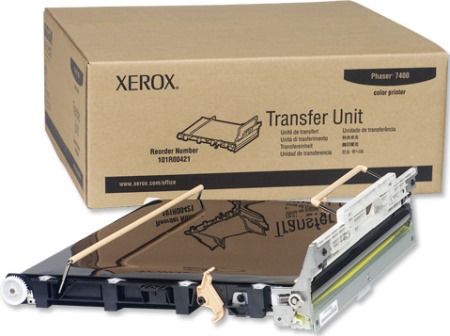 Xerox 101R00421 Transfer Unit For use with Phaser 7400 Color Printer, Approximate yield 100000 average standard pages, New Genuine Original OEM Xerox Brand, UPC 095205723809 (101-R00421 101 R00421 101R-00421 101R 00421 101R421) 