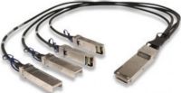 Extreme Networks 10202 Model Fanout Copper Cables, 40 Gigabit Ethernet QSFP+ Fan-out Cable Copper cable assembly, 26 AWG, 1 m, UPC 644728102020, Weight 1 Lbs (10202 10 202 10-202 COPPER FANOUT) 